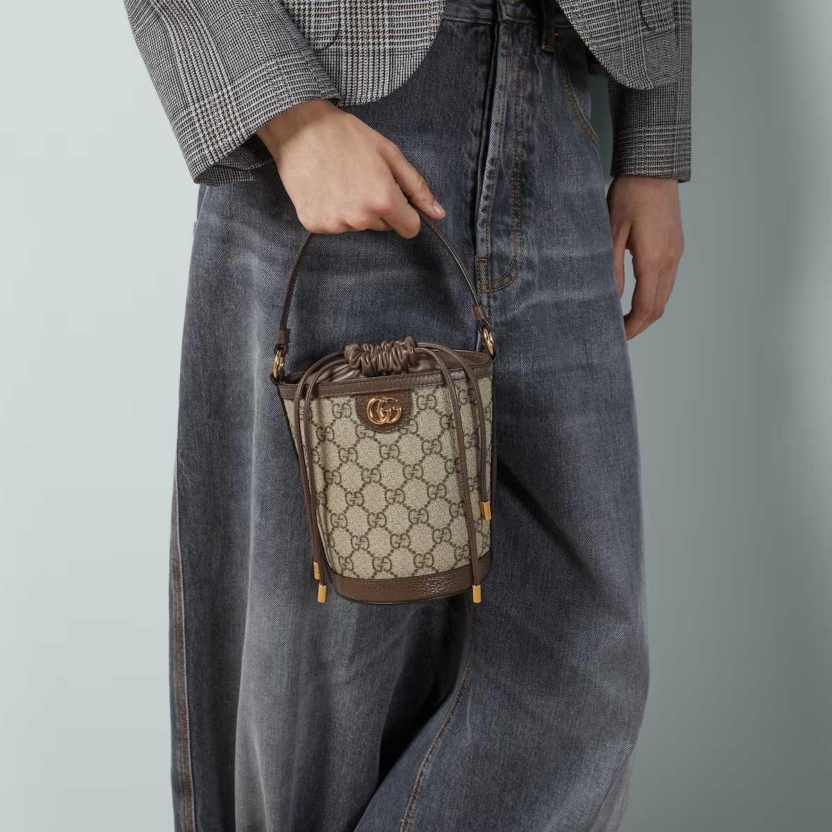 OPHIDIA MINI BUCKET BAG